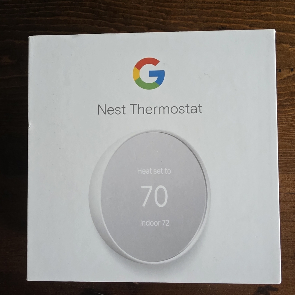 Google Nest Thermostat in White
